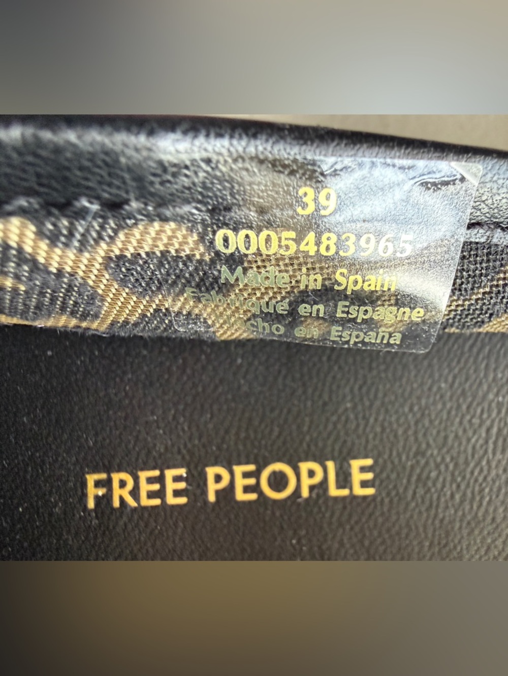 Free People Mason Ballet Espadrille Flats Leopard Spain 8.5 39 - Picture 12 of 14